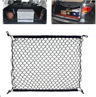 Car Cargo Net, Adjustable Elastic Organizer, Nylon Trunk Storage Net