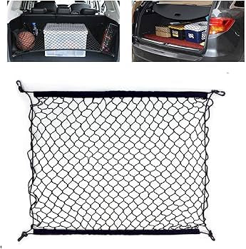 Car Cargo Net, Adjustable Elastic Organizer, Nylon Trunk Storage Net