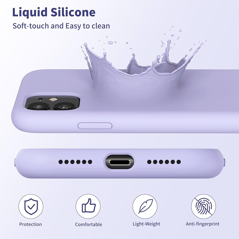 Silicone Case iPhone 11 Case Soft Ultra Slim Protective Shockproof Liquid Case