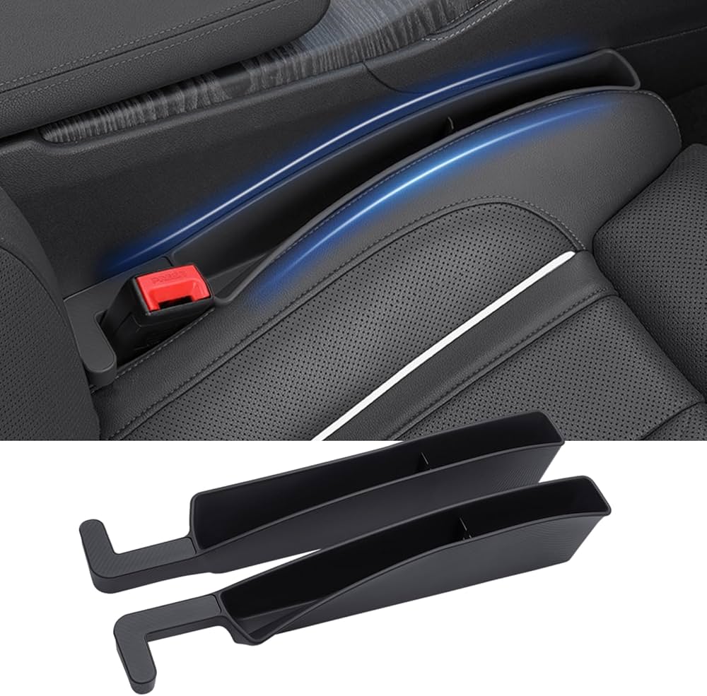 Car Seat Gap Filler, Seat Gap Organizer with Phone Holder, Car Seat Accessories