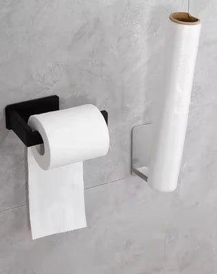 Stainless Steel Toilet Roll Holder Self Adhesive in Bathroom - Problems Solved