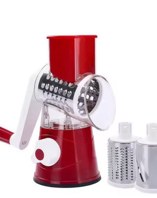Highly Efficient and Versatile Vegetable and Fruit Slicer Grater Benchtop Drum Cutter