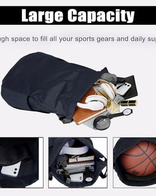 Drawstring Gym Bag, Unisex Gym Sack, Drawstring Backpack, PE Bags
