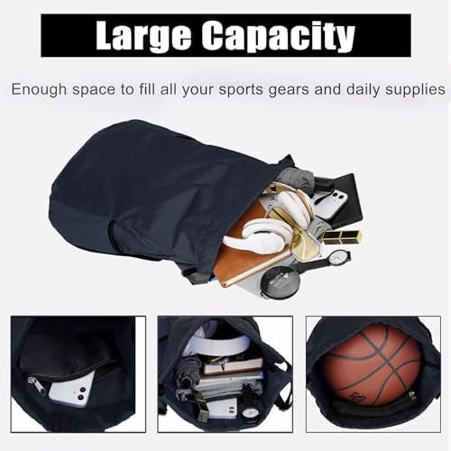 Drawstring Gym Bag, Unisex Gym Sack, Drawstring Backpack, PE Bags