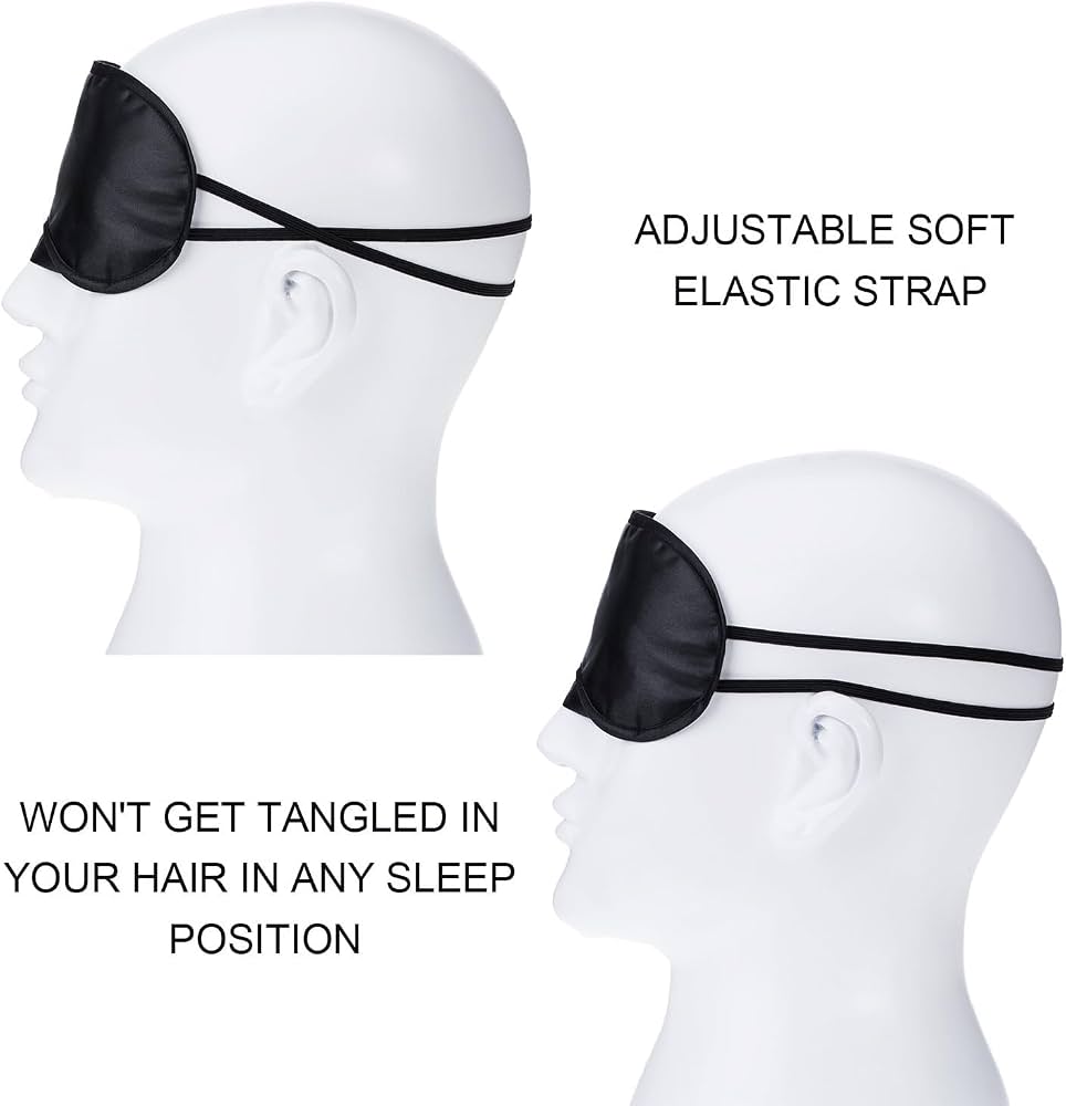 Pack of 10 Eye Mask Eye Visor Blanket Sleeping Mask Travel Sleep Cover with Nose Cushion