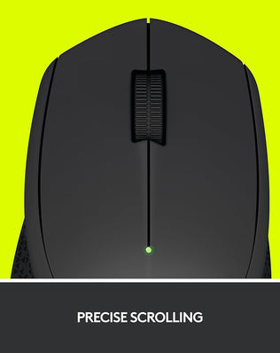 Problems Solved Logitech M280 wireless mouse with 2.4 GHz USB Nano receiver and 1000 DPI optical sensor on a desk surface.