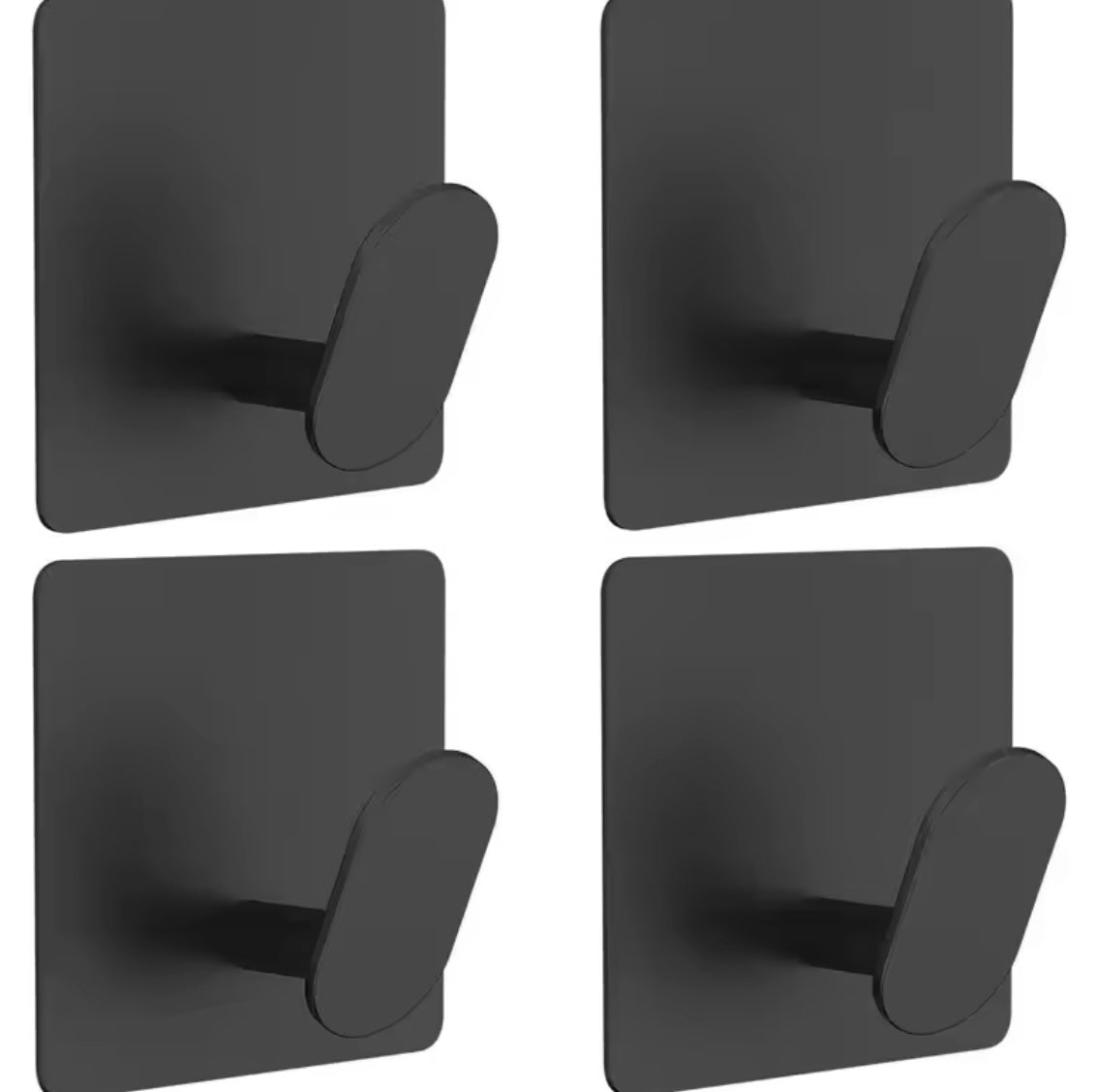 4PCS Stainless Steel Bathroom Robe Hooks Adhesive Wall Hook - Problems Solved