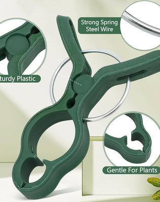 50Pcs Plant Support Clips Tomatoes Clips Garden Plant