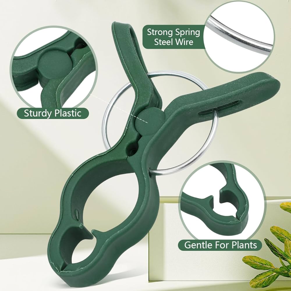 50Pcs Plant Support Clips Tomatoes Clips Garden Plant