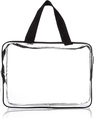 Clear Toiletry Bags, 2 Pcs Large Storage Makeup Bags Waterproof Transparent
