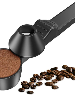 Coffee Scoop & Funnel for Reusable Cup Refillable Coffee Pods, Coffee Measuring