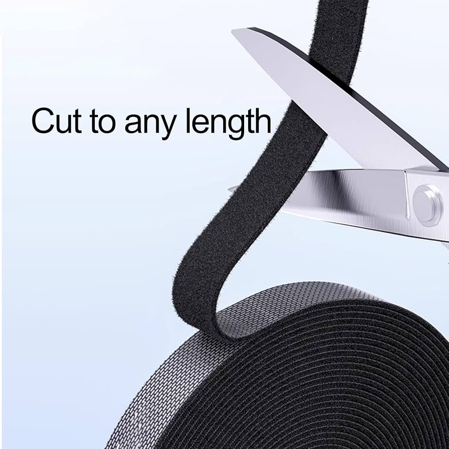Double Sided Roll, Self-Gripping Reusable Fastening Cable Ties Cut to Length