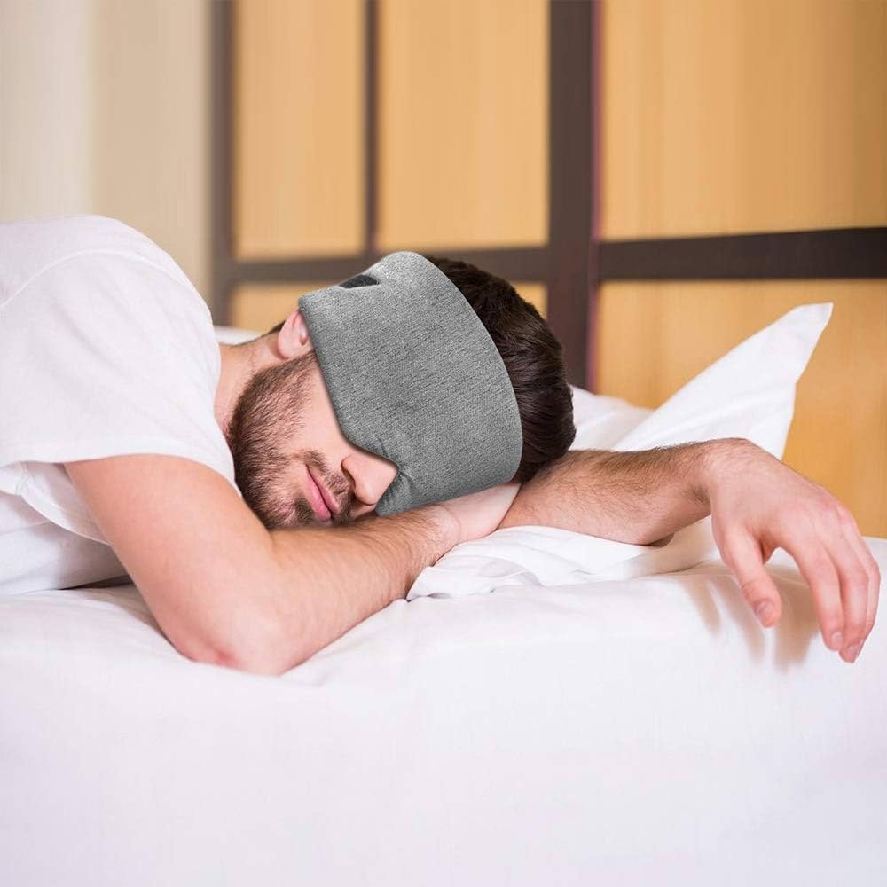 Handmade Cotton Sleep Mask, New Upgrade Light Blocking Sleeping Eye Mask Soft