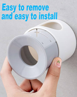 2Pcs Electric Toothbrush Holder Wall Mounted for Space Saving
