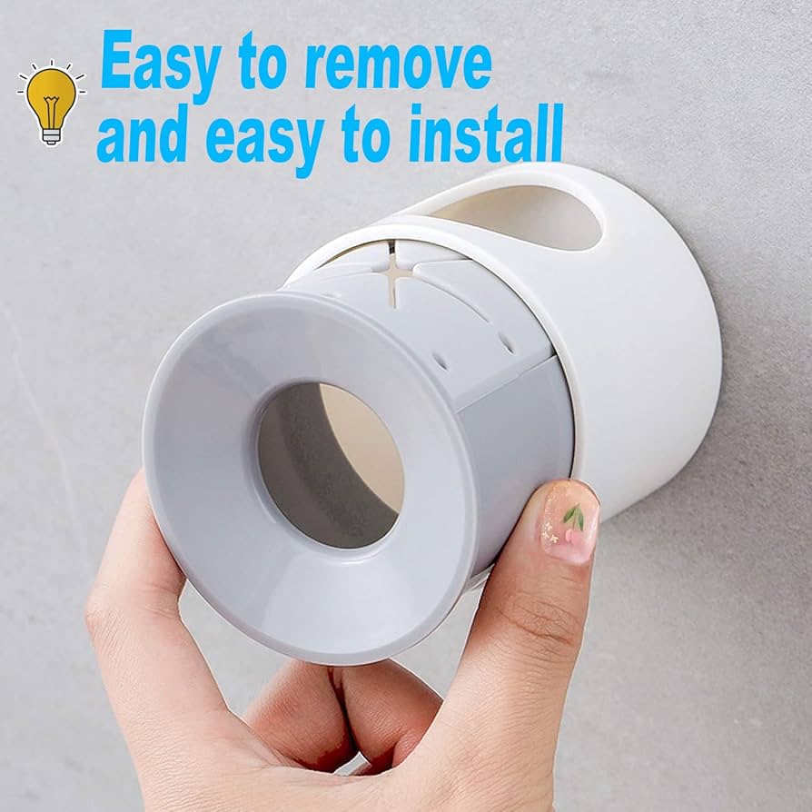 2Pcs Electric Toothbrush Holder Wall Mounted for Space Saving