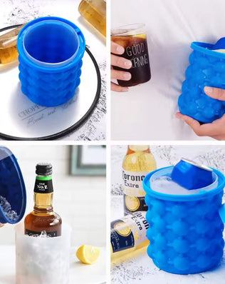 Ice Cube Maker Portable Bucket Wine Ice Cooler Beer Cabinet - Problems Solved
