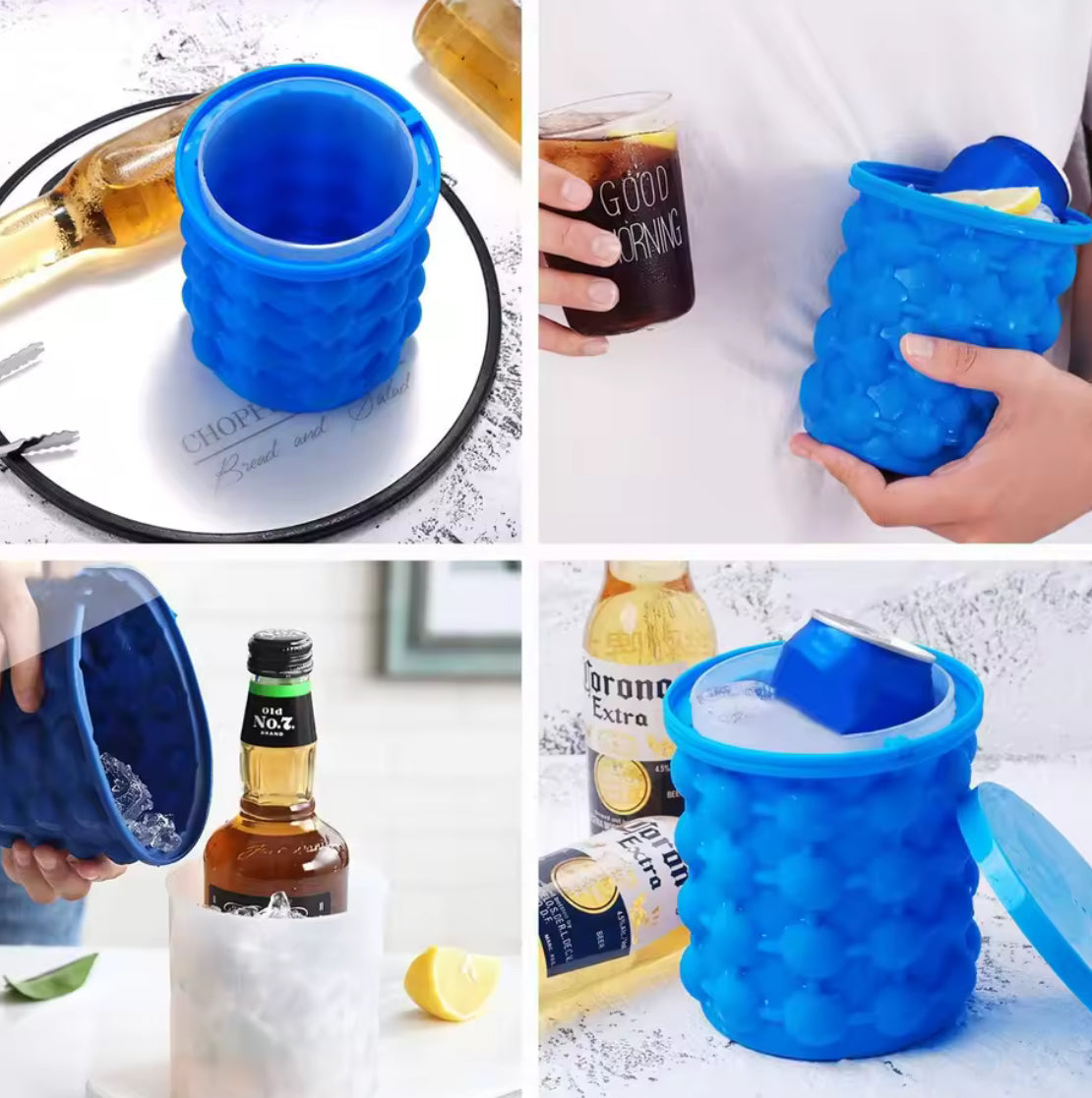 Ice Cube Maker Portable Bucket Wine Ice Cooler Beer Cabinet - Problems Solved