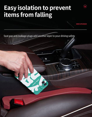 2PCS Car Seat Gap Filler - Car Seat Gap Filler Organizer for Holding