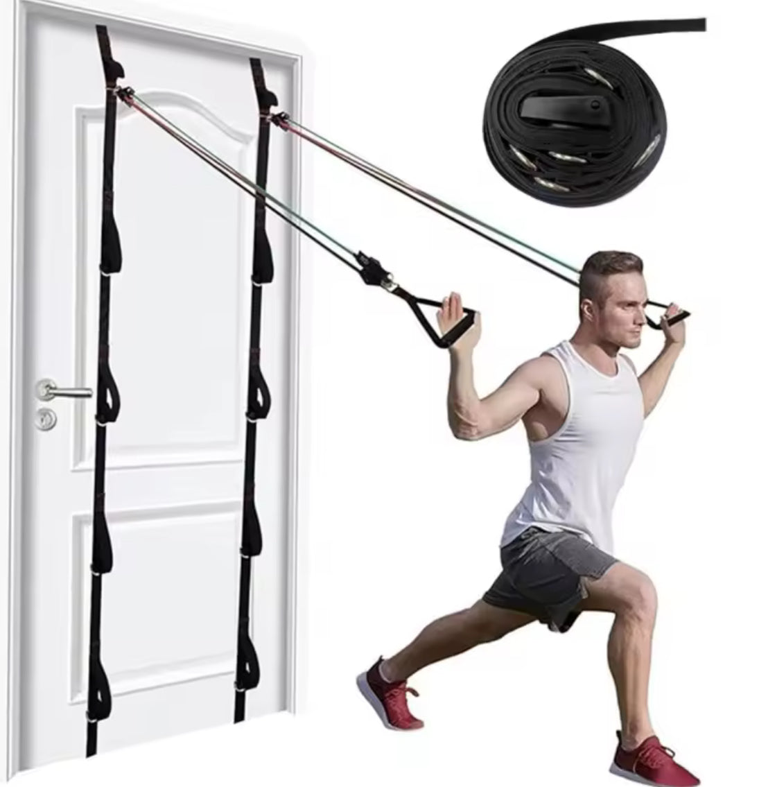 No Drill Anchor Strap For Resistance Bands Exercises - Problems Solved