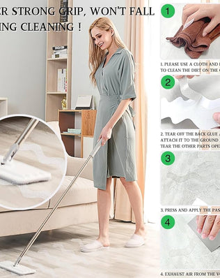 Problems Solved 24-piece self-adhesive shower stickers non-slip shower mat with textured surface for safety in the bathroom.