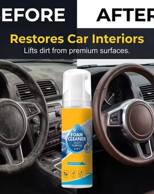 4-in-1 Multi-enzyme Foam Cleaner For Car Interior Leather Bathroom Sofa Clean Tool