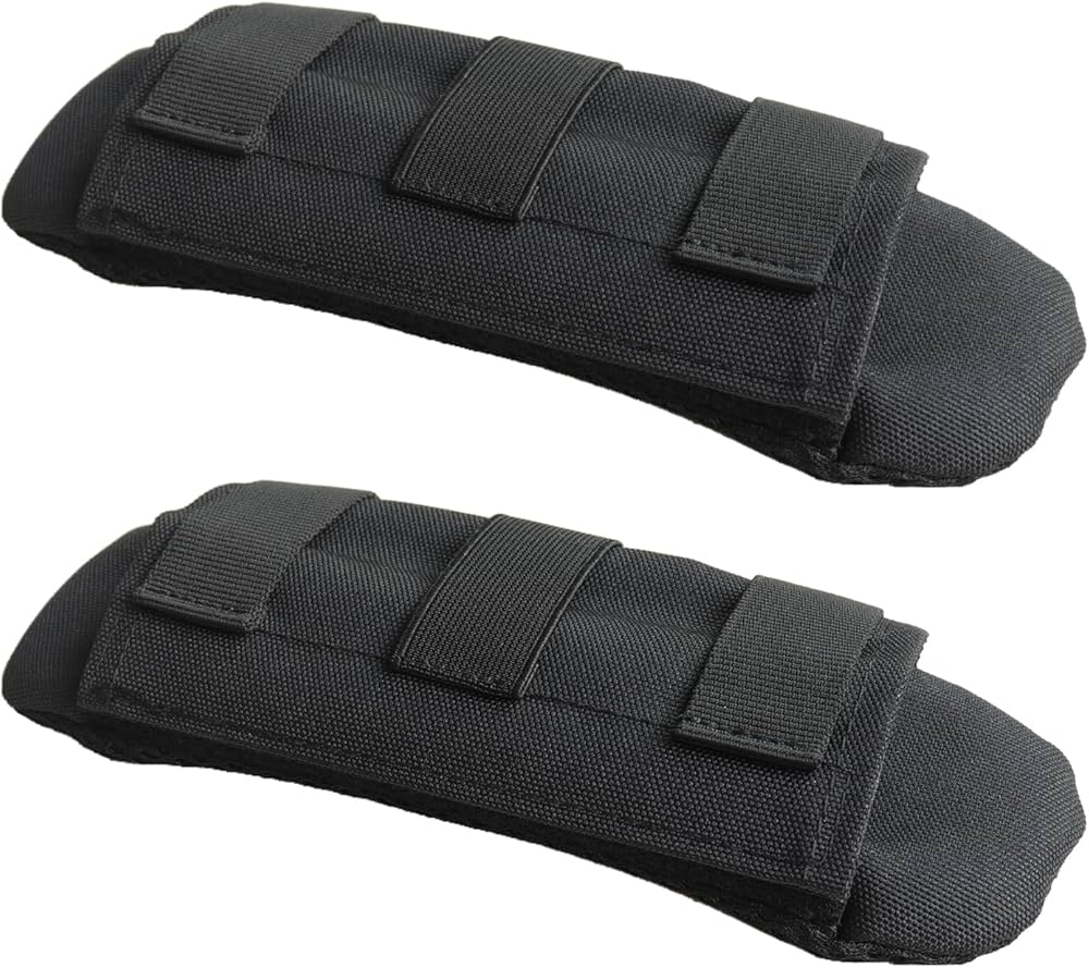 Problems Solved shoulder strap pad for plate carrier, designed for comfortable weight distribution on tactical gear.