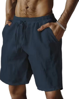 Men's breathable summer shorts from Problems Solved featuring a Hawaii beach print, ideal for casual beach and outdoor wear.
