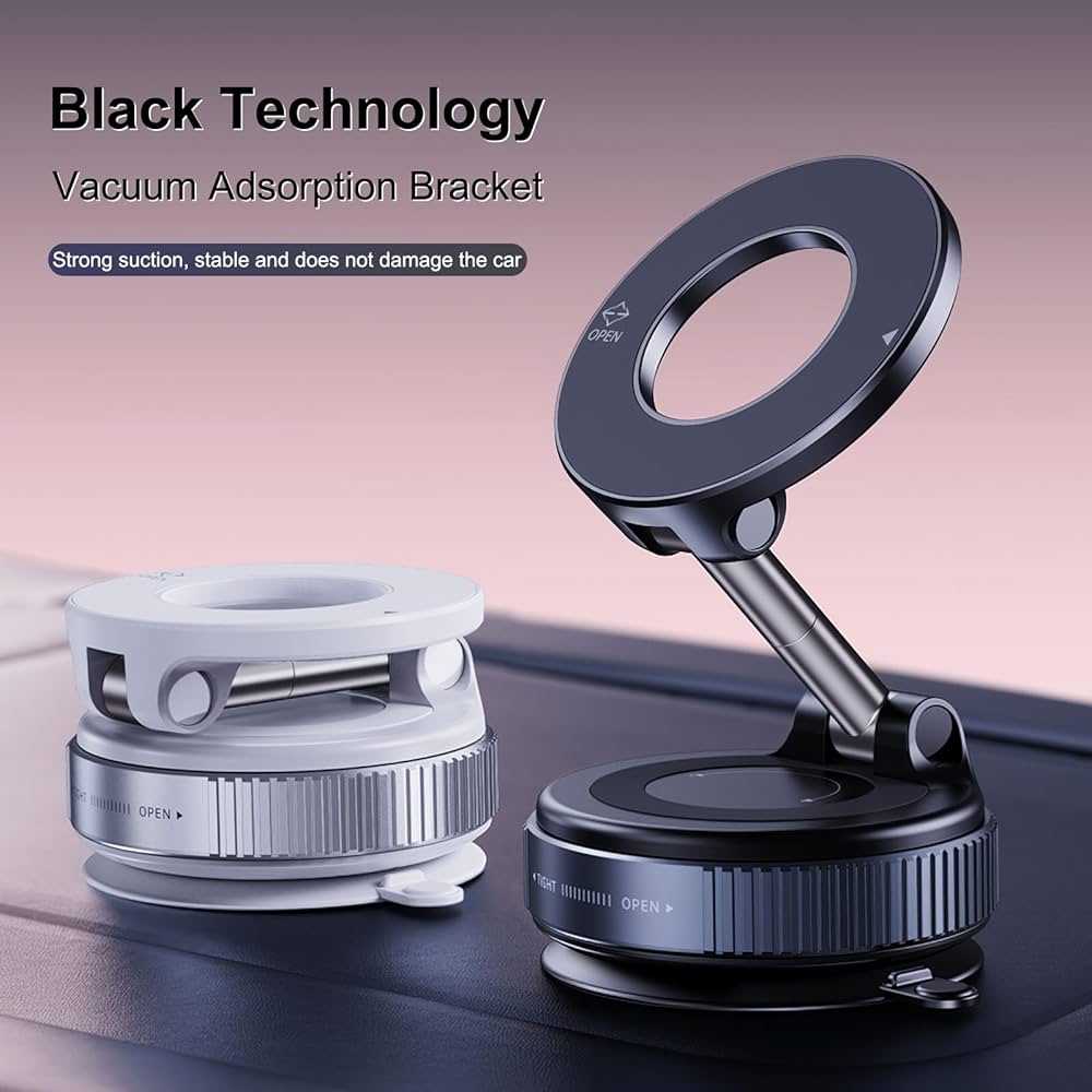 Problems Solved upgraded magnetic phone holder with 360° rotating, adjustable, foldable design for secure smartphone mounting.