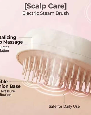 Electric Spray Air Massage Comb, Anti-Tangle & Essential Oil Mist Hair Straightener Brush