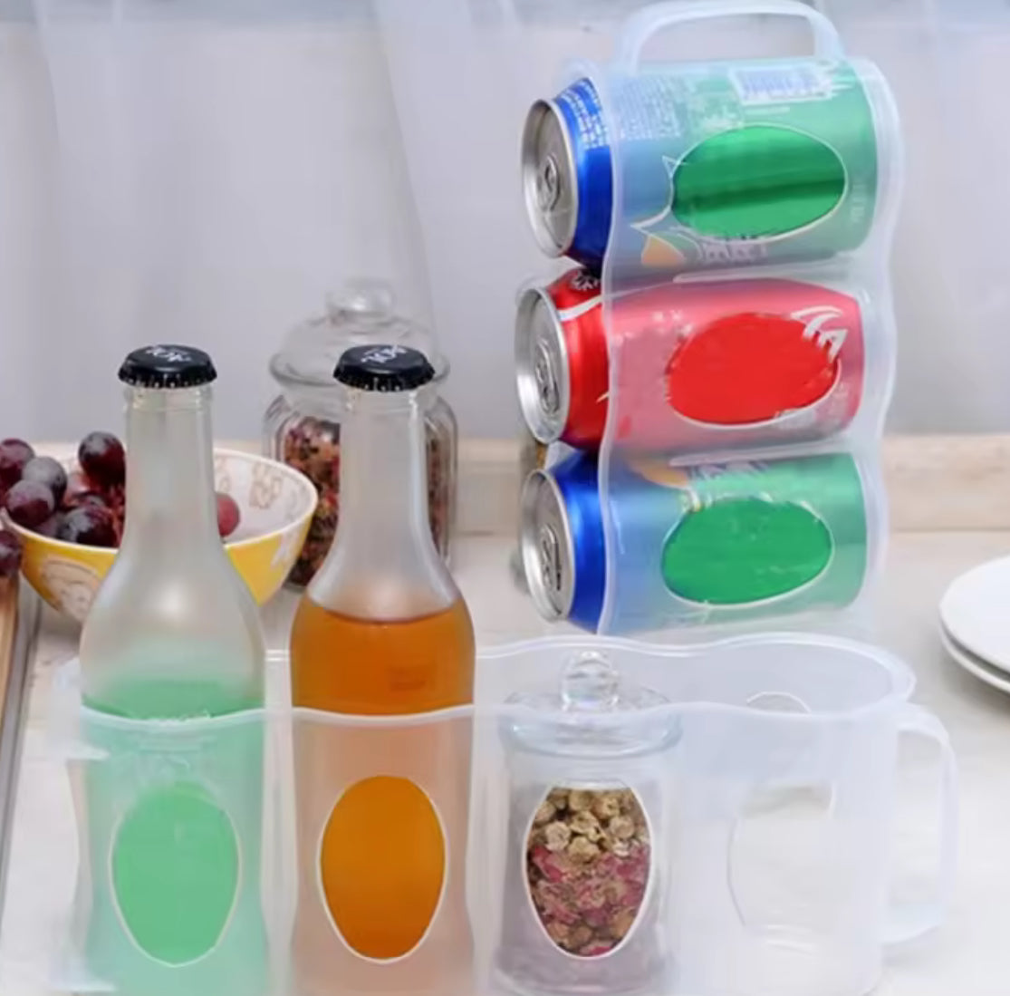 Beer Soda Drink Can Storage Box Kitchen Fridge Drink Bottle Holder - Problems Solved