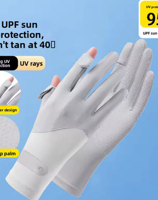 Problems Solved 2024 summer ladies fishing gloves with sunscreen, outdoor breathable fabric for comfortable sun protection.