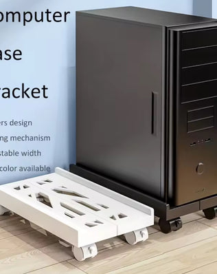 Adjustable Mobile CPU Stand, Ventilated Computer Tower Stand - Problems Solved