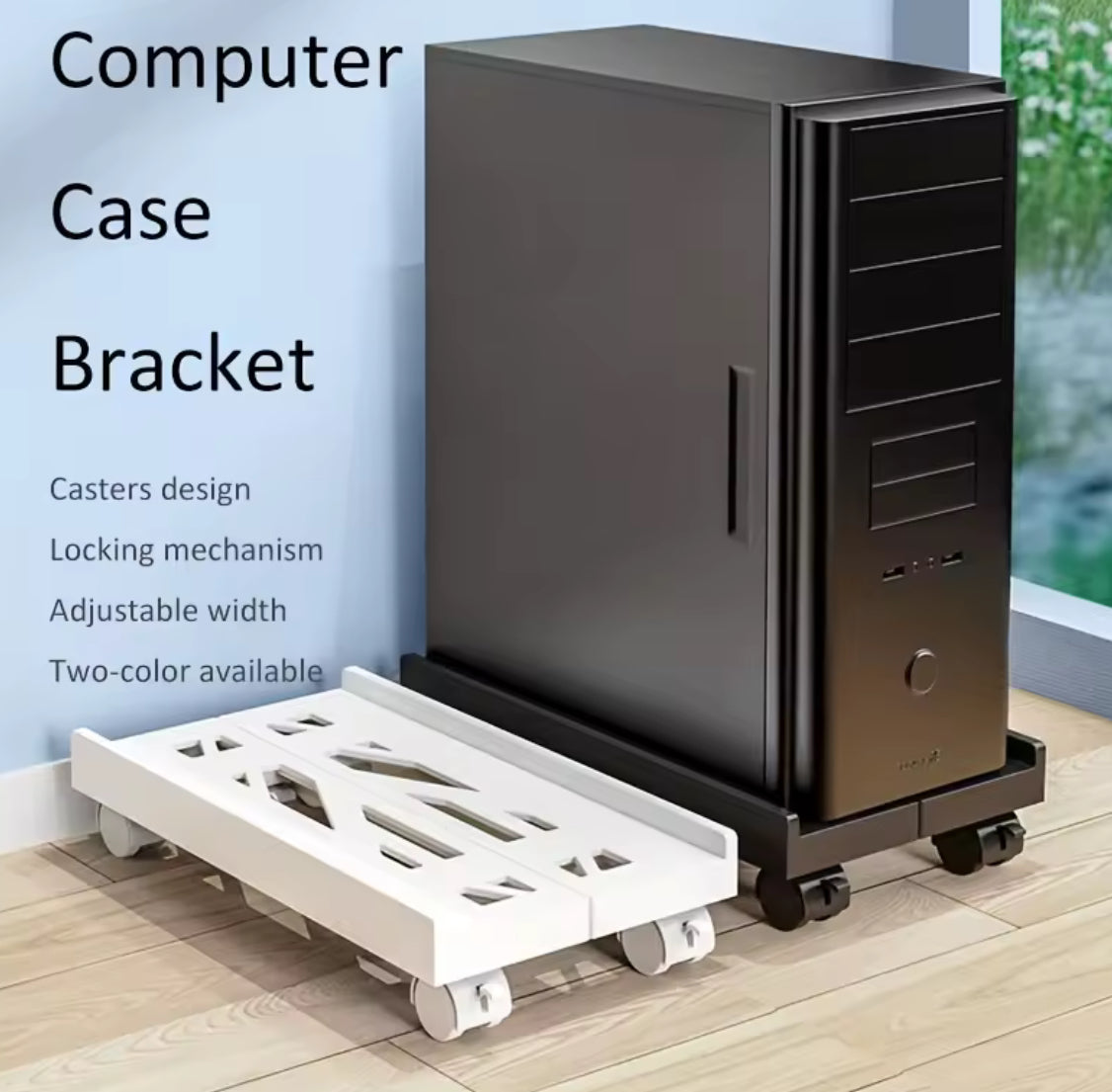 Adjustable Mobile CPU Stand, Ventilated Computer Tower Stand - Problems Solved