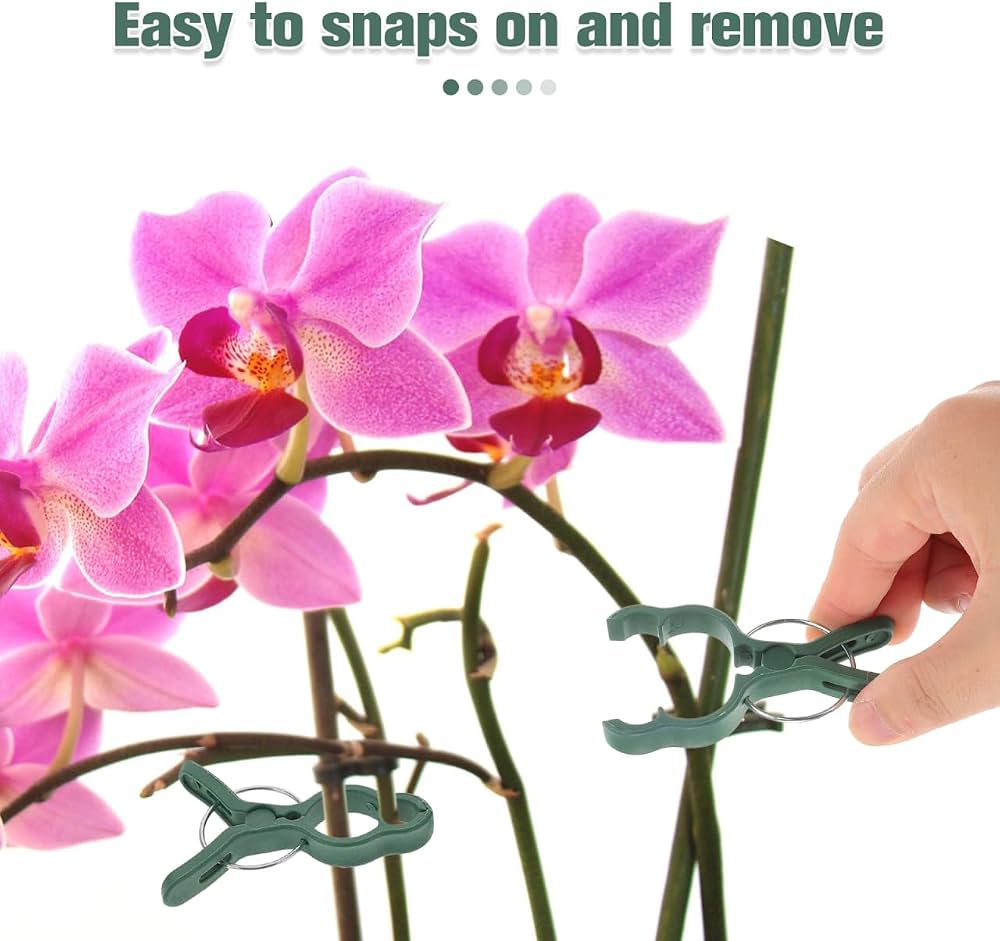 50Pcs Plant Support Clips Tomatoes Clips Garden Plant