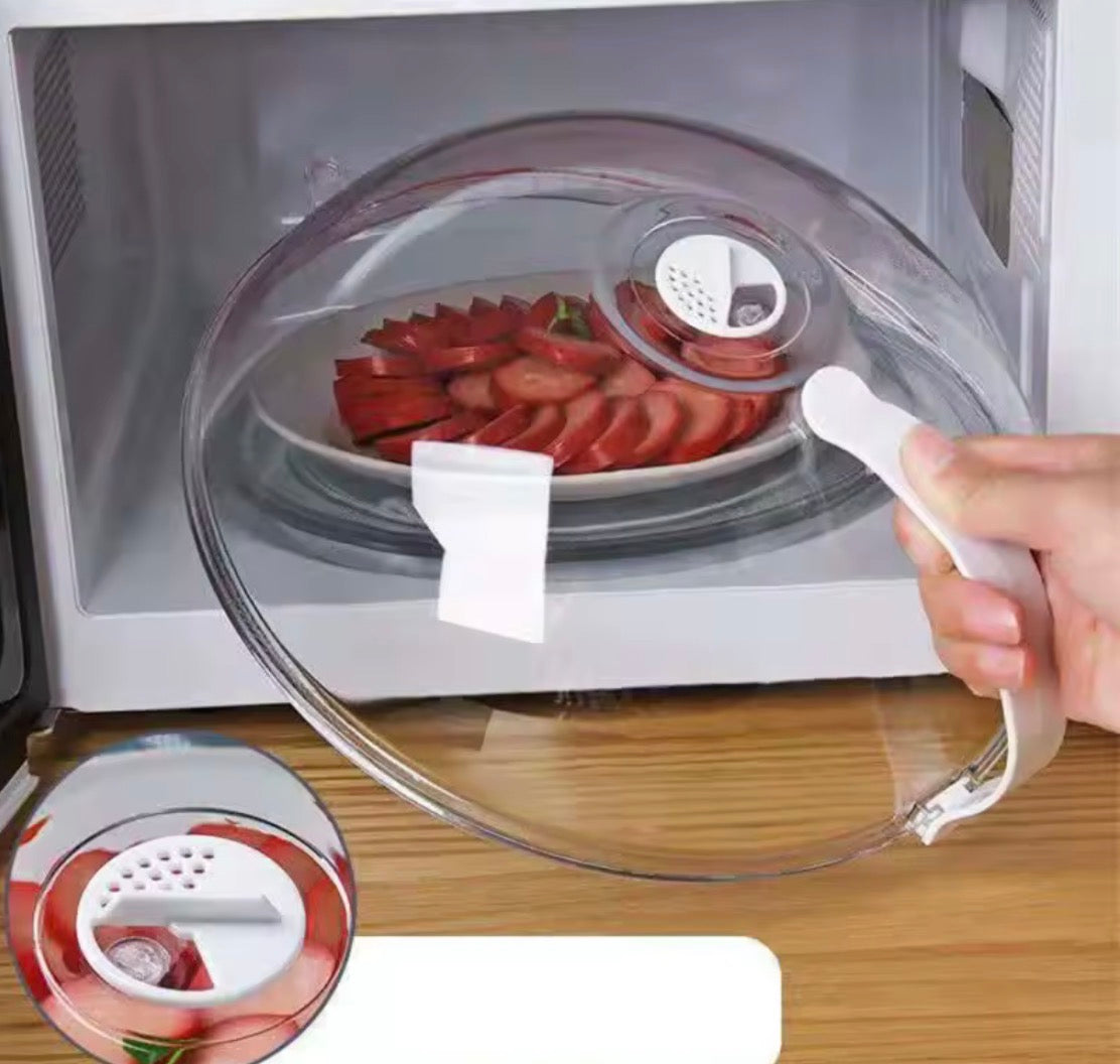 Problems Solved microwave splash proof cover for household oven heating, helps prevent food splatters during microwave use.