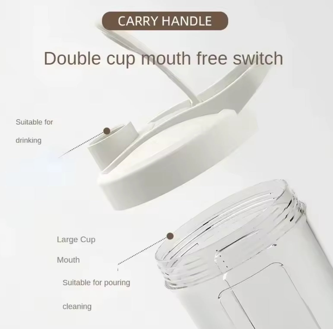 Portable Electric Protein Shaker Bottle USB Rechargeable Shaker Bottle - Problems Solved