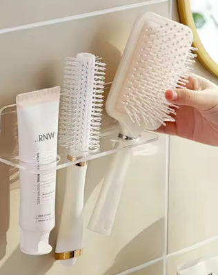 Acrylic Comb Holder Organizer Storage Shelf Clear Transparent - Problems Solved