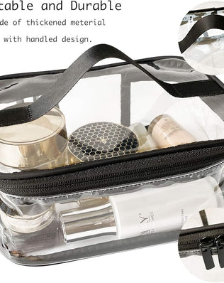 Toiletry Bag Makeup Cosmetic Clear Bag Portable Waterproof Transparent Travel Large