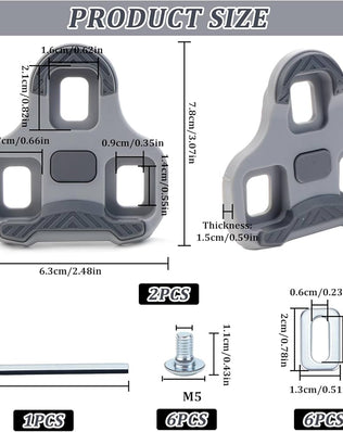 Problems Solved Look Keo Bike Pedals 3-Hole Grip Blade 2 Max Carbon Classic Cleats for cycling shoes and pedal compatibility