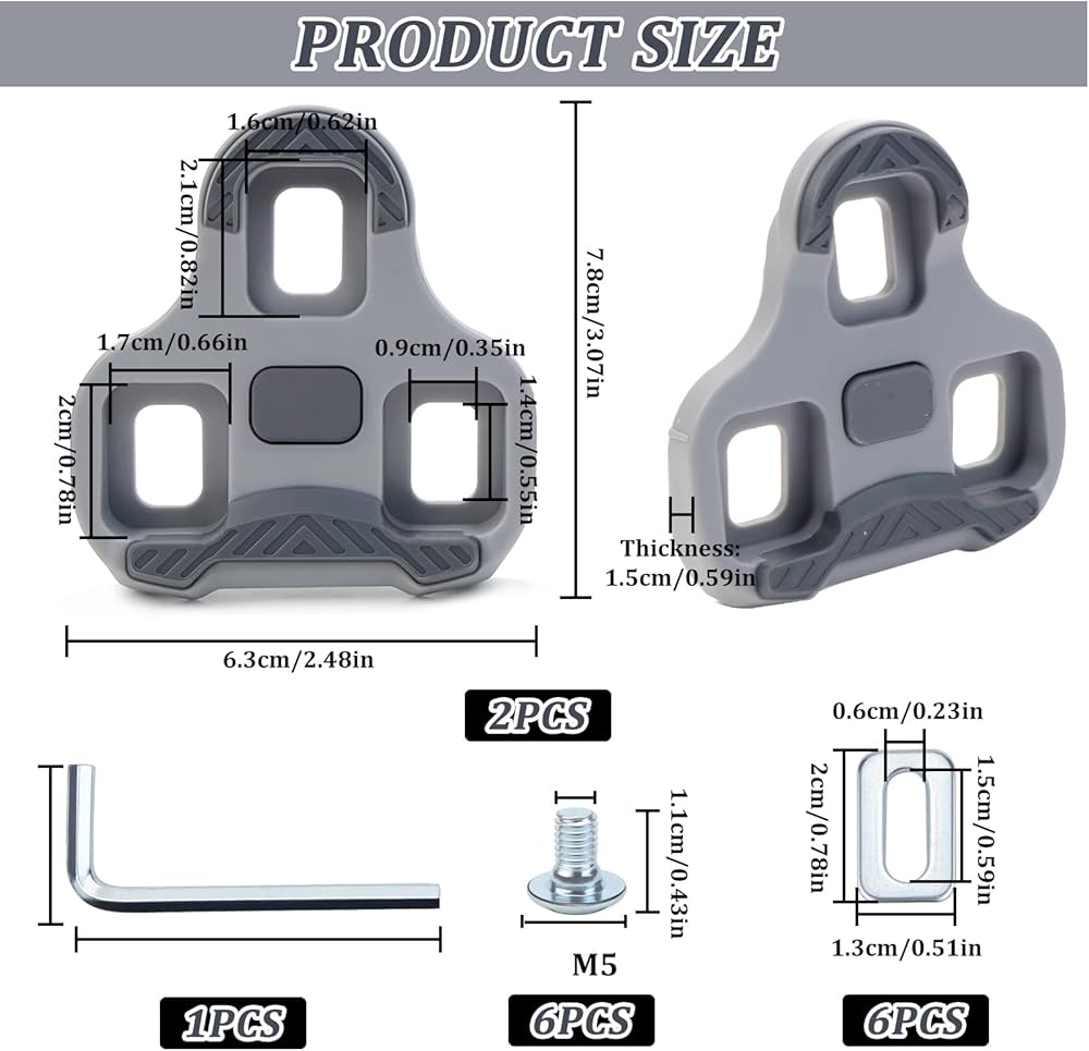 Problems Solved Look Keo Bike Pedals 3-Hole Grip Blade 2 Max Carbon Classic Cleats for cycling shoes and pedal compatibility