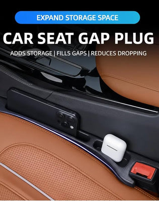 2 Pack Car Seat Gap Organiser, Seat Gap Filler for Cars, SUVs and Trucks
