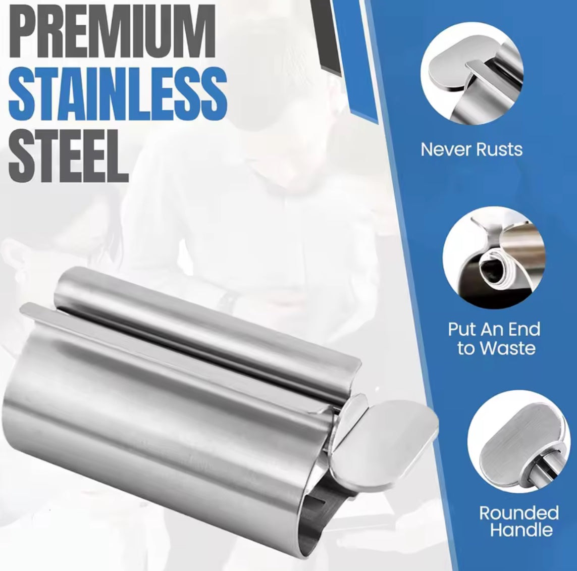 Stainless Steel Toothpaste Tube Squeezer - Problems Solved