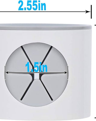 2Pcs Electric Toothbrush Holder Wall Mounted for Space Saving