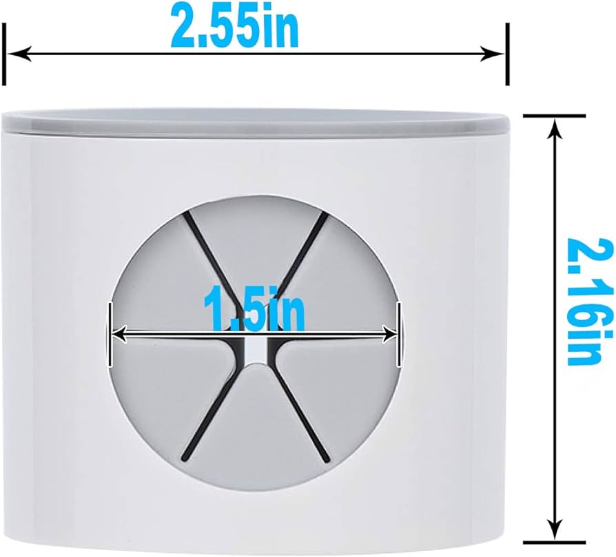 2Pcs Electric Toothbrush Holder Wall Mounted for Space Saving