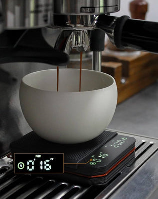 Problems Solved coffee scales with 3 modes, 0.1g precision, mini size, and timer for accurate coffee measurement.