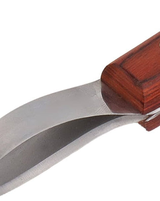 Hoof Knife, Hoof Cutting Knife with Wooden Handle, Farrier Tool for Horses