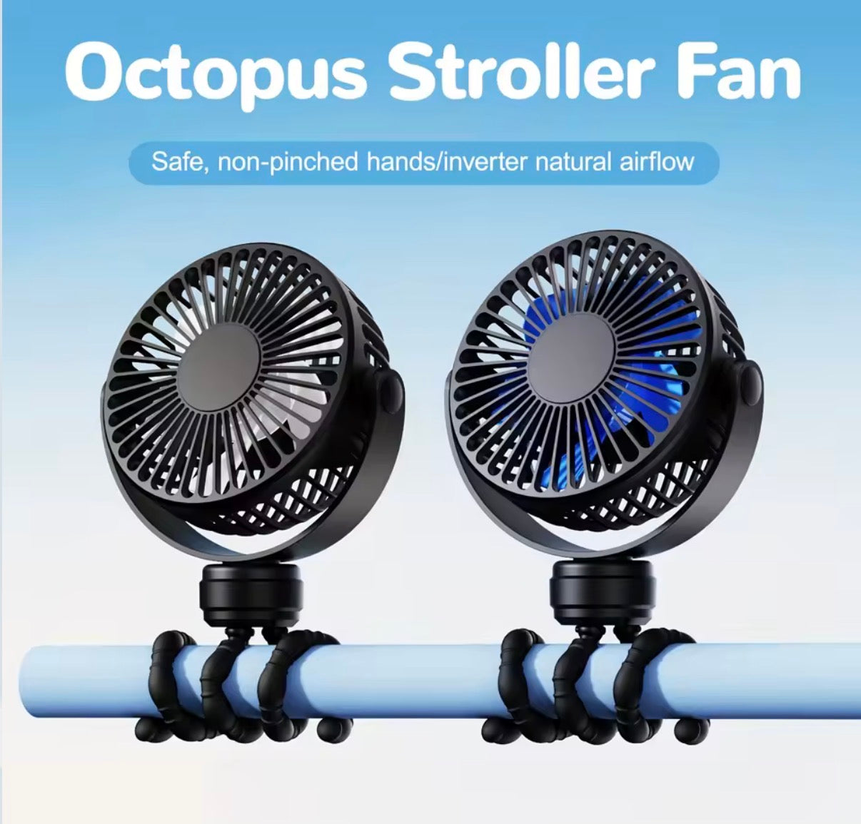 Problems Solved mini portable pram fan attached to a stroller, rechargeable clip-on fan with a detachable design for outdoor use.