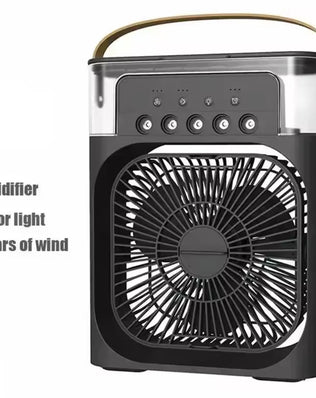 3 in 1 Portable Air Cooler Fan with Humidifier & LED Night Light - Problems Solved