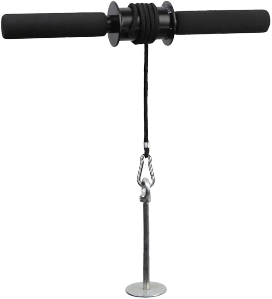 Problems Solved wrist roller and forearm strengthener exercise device with handle and rotating drum for gym wrist curls.