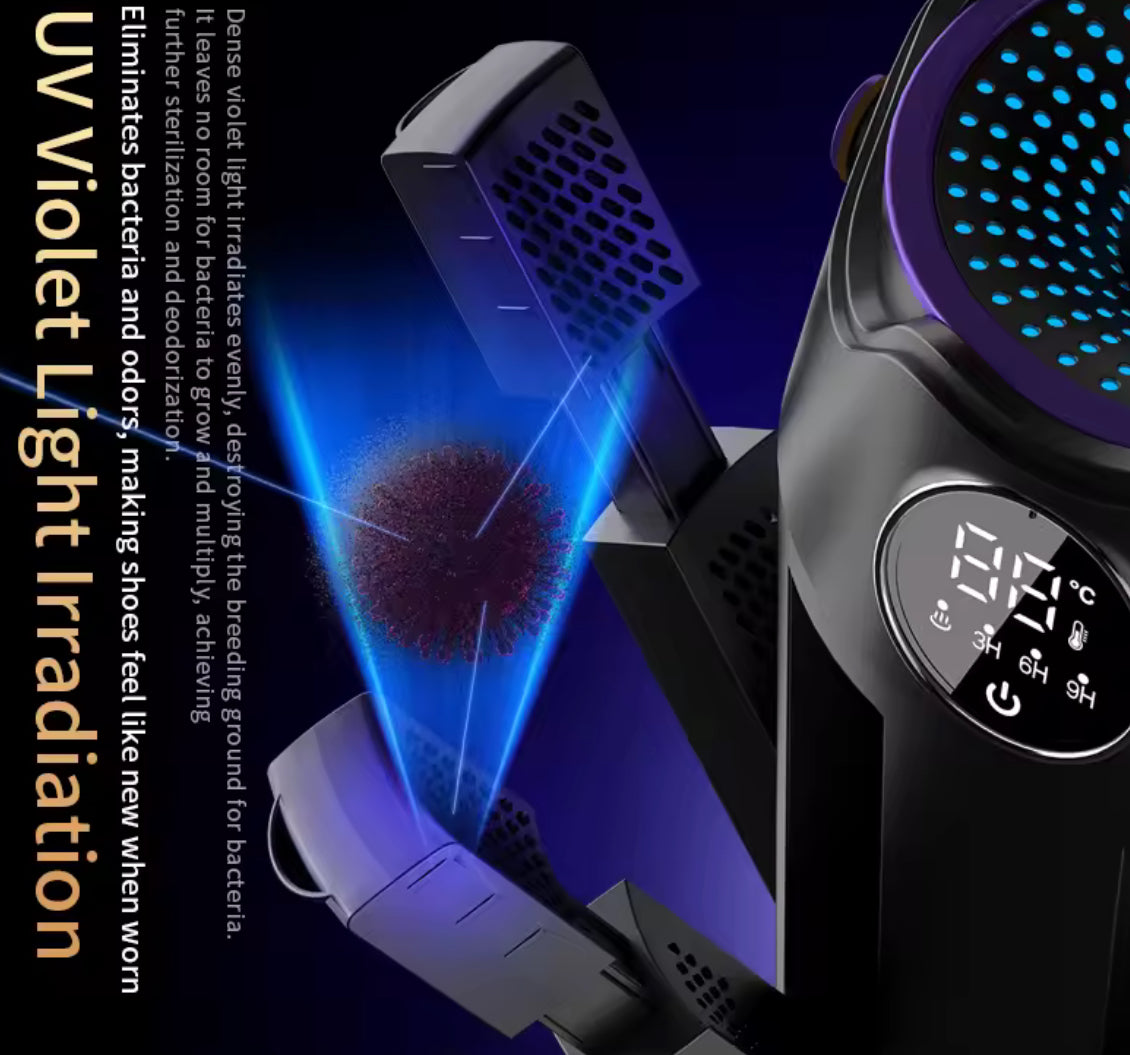 Intelligent Home Portable Folding Six Arms Shoe Dryer - Problems Solved